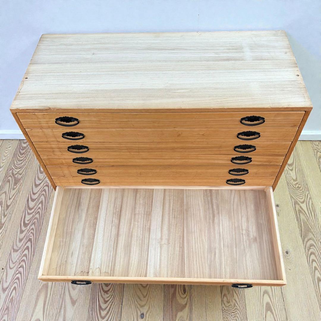 良品✨昭和レトロ✨桐箪笥 7段 和箪笥 天然木 着物収納 和モダン 整理タンス