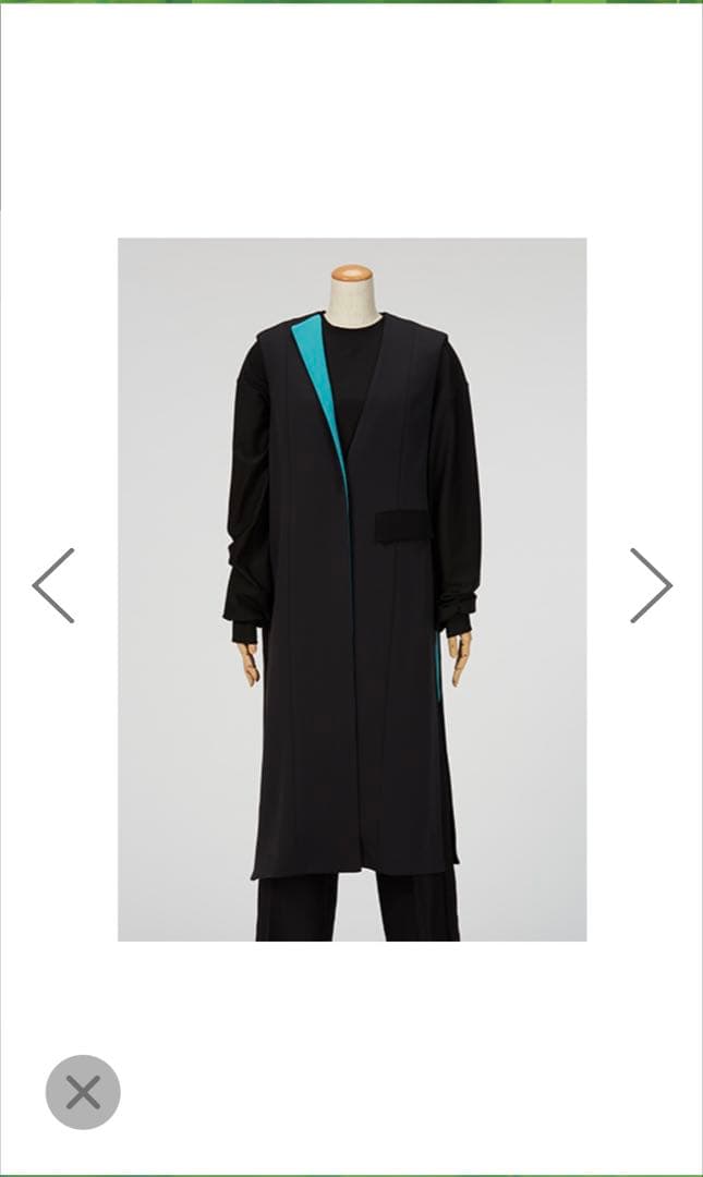 新品　Perfume Closet Long Gilet / Time Warp