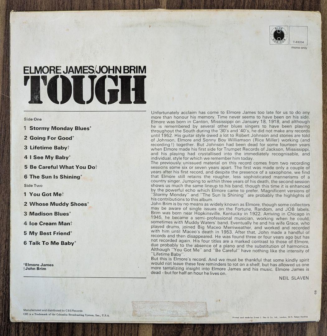Elmore James / John Brim「Tough」：LPレコード