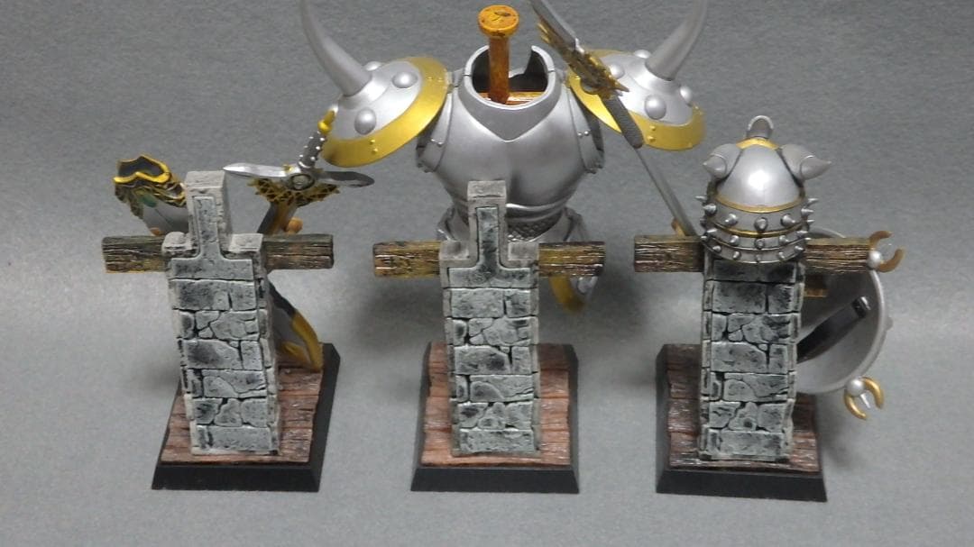 ドラゴンクエスト　レジェンドアイテムズギャラリー メタルギングの鎧 剣 ヘルム