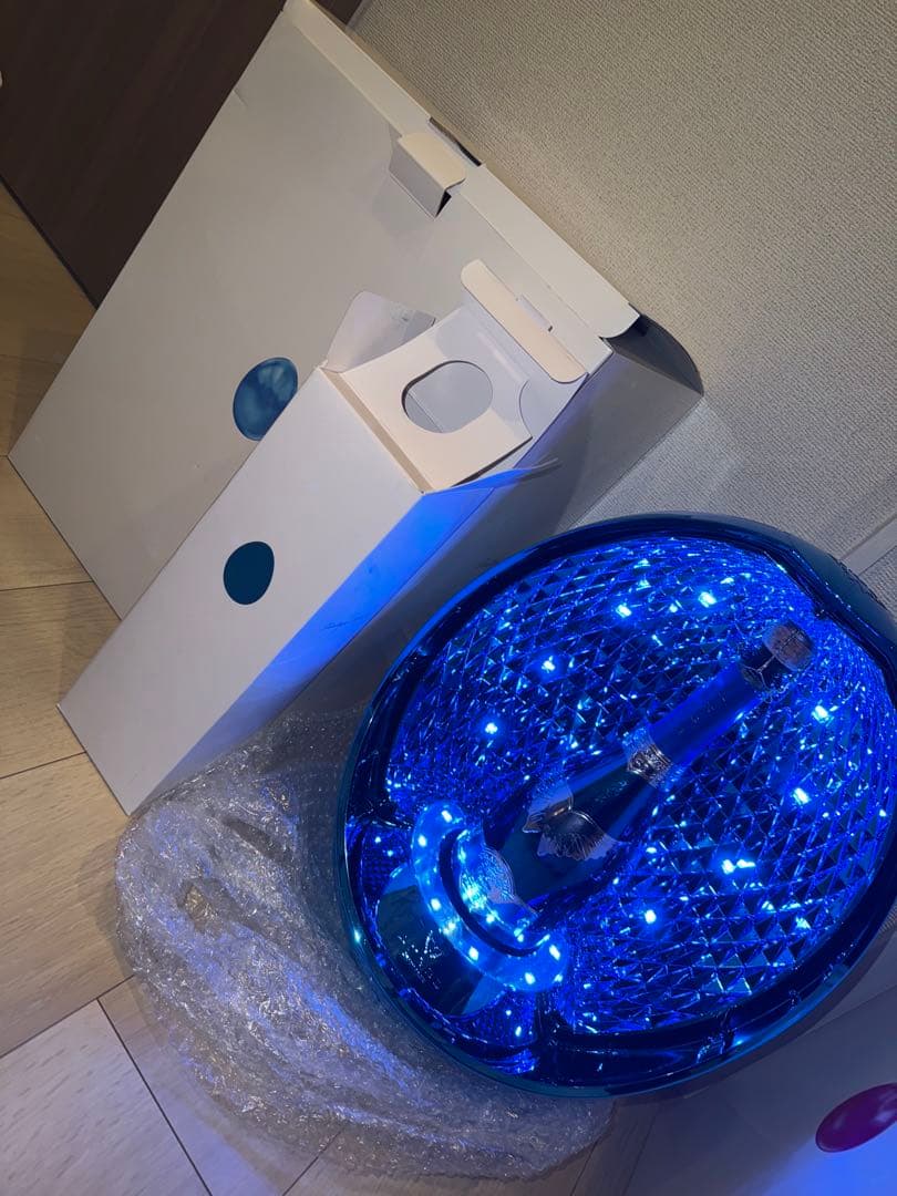 エンジェルシャンパンエッグ 開封済み空瓶付き ブルー