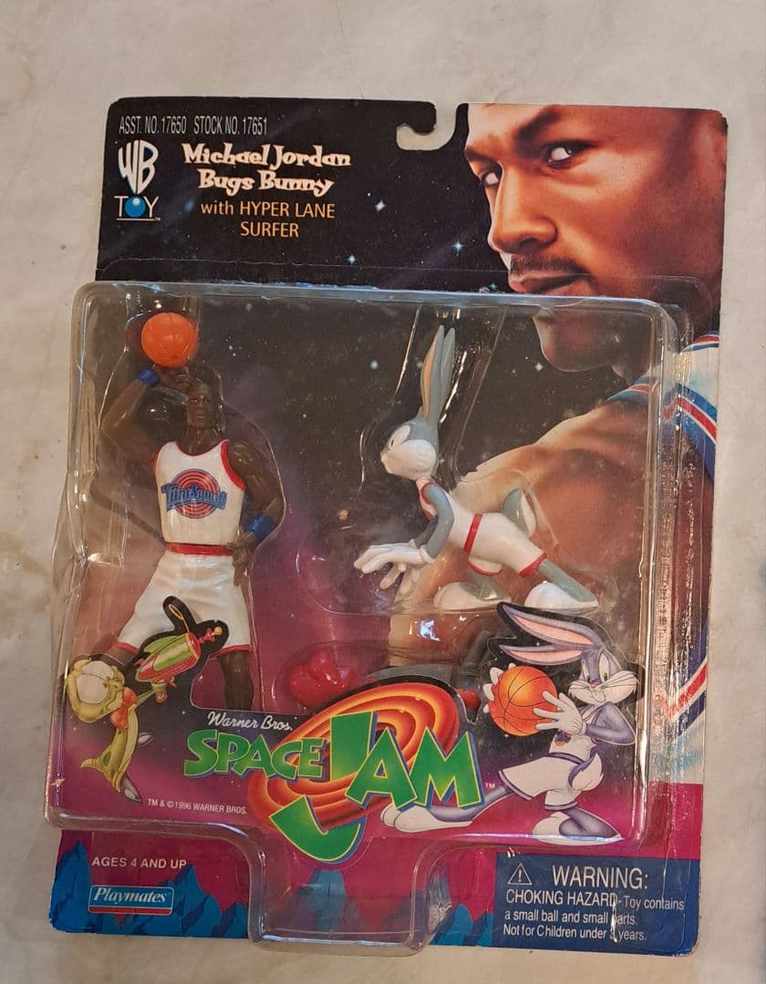 マイケル・ジョーダン スペースジャム フィギュア三点セット未開封