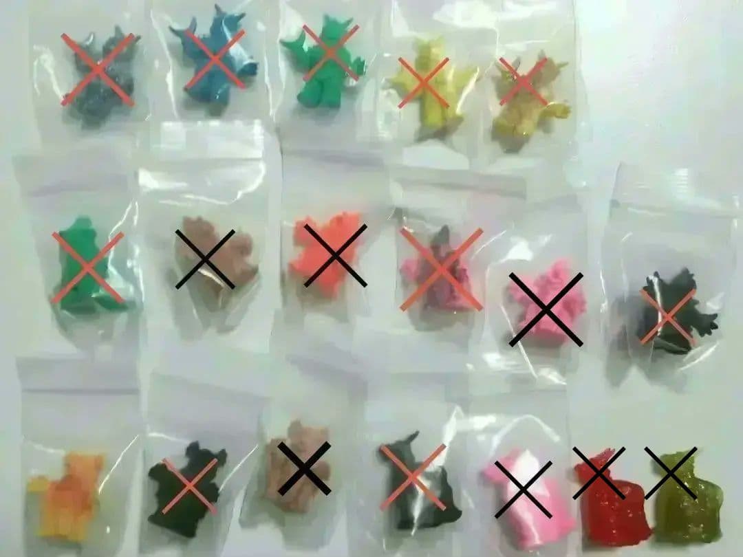 ※バラ売り可　画像６枚★ウルトラマン怪獣消しゴム　ポピー７期後〜８期前