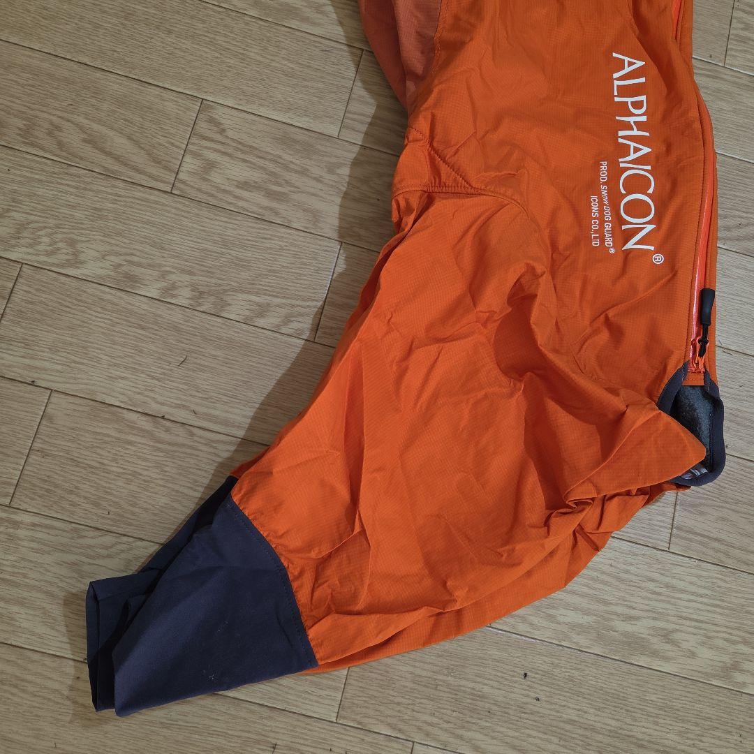 ALPHAICON アルファアイコン　スノードッグガード　オレンジ　1XL