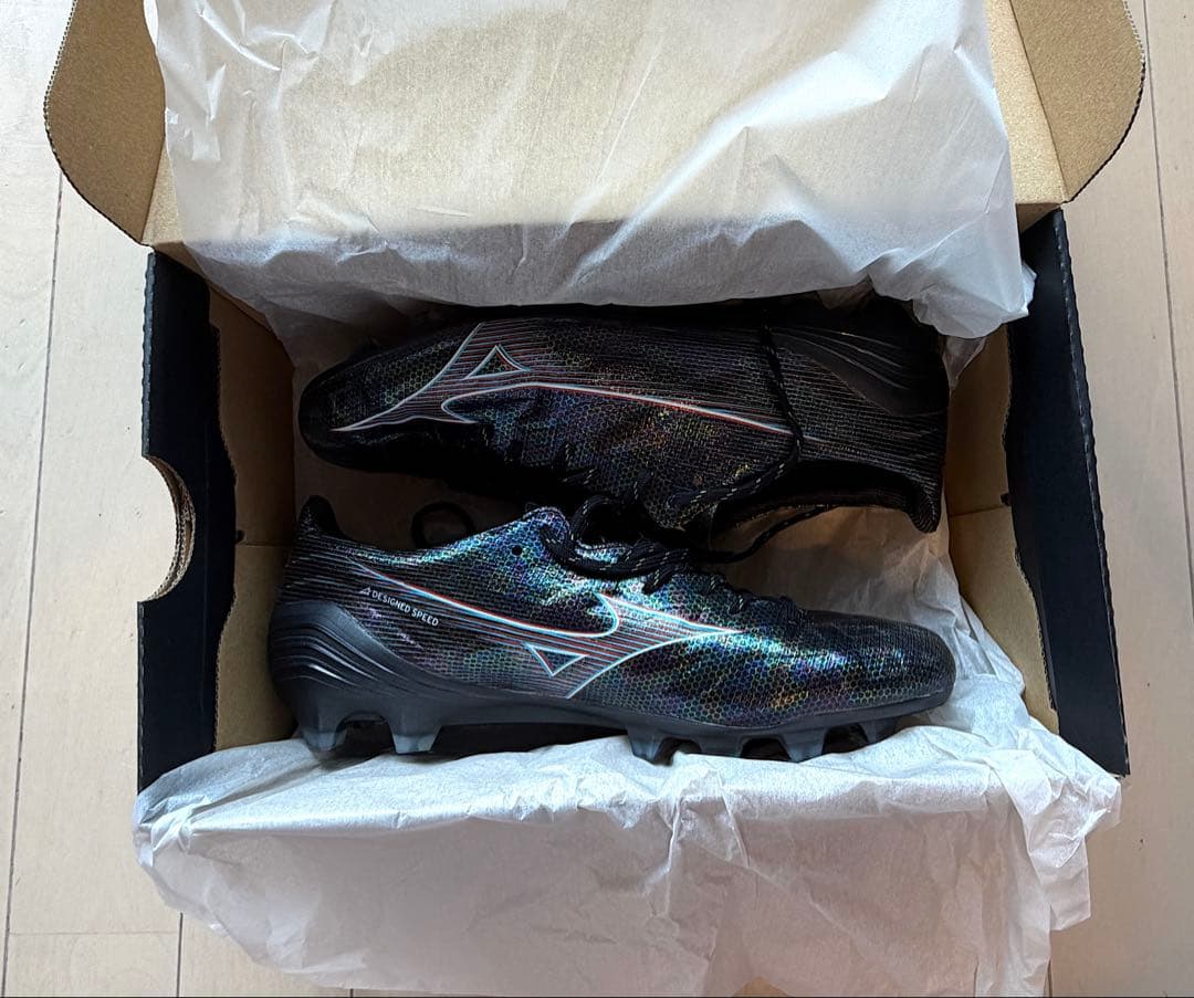 ミズノ アルファ JAPAN 25.5 黒