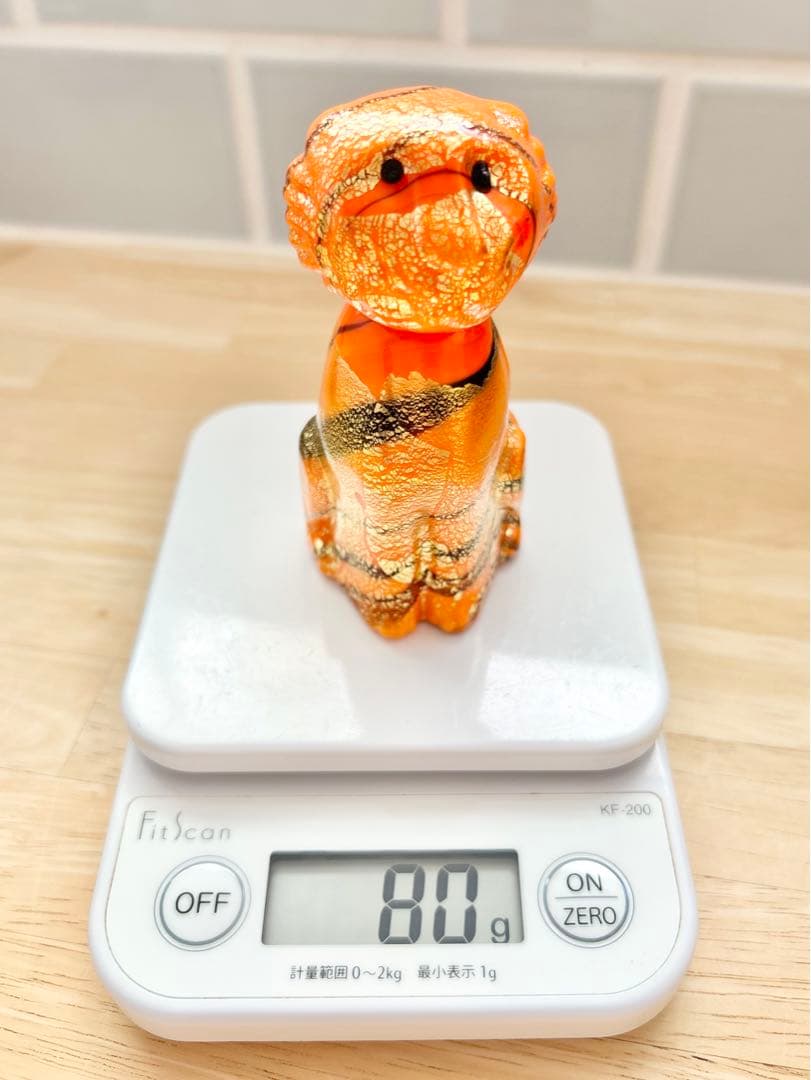 ベネチア ガラス murano ムラーノ ムラノ ヴェネチアグラス タイガー 虎