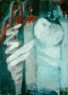 油絵 菅家令子 絵 絵画 インテリア 額付(銀) F4-72023 女性像