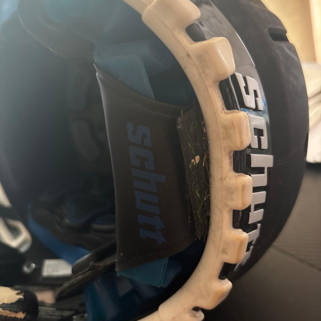 Schutt ブラック F7 アメリカンフットボールヘルメット XLサイズ