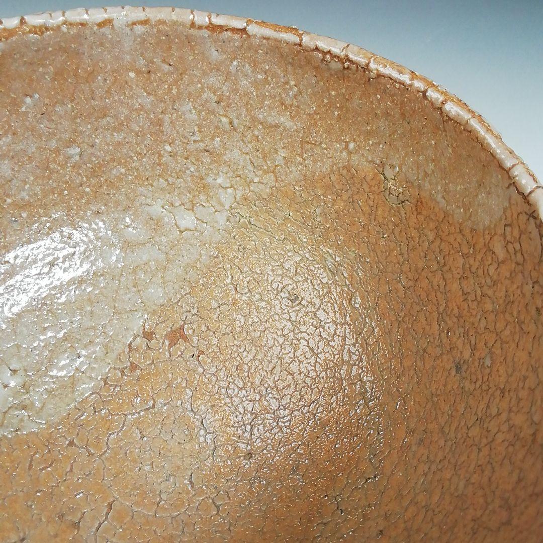 Ｔ７０２　茶碗　『唐津茶碗』『鏡山窯　井上東也 作』　共箱　抹茶碗　茶道具