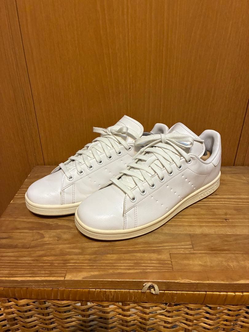 adidas スタンスミス ホワイト スパイクレスゴルフシューズ 26.5cm