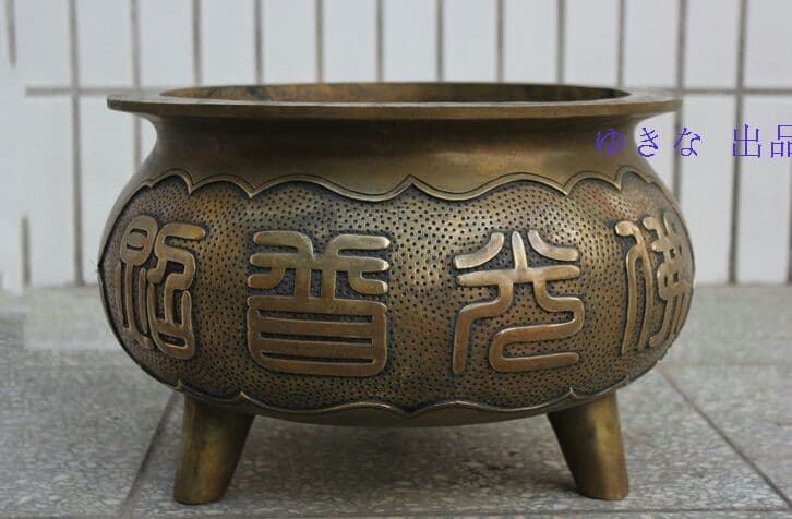 纯铜供观音供佛香炉特大号纯铜佛堂大殿捐赠定做大鼎佛具佛教用品0