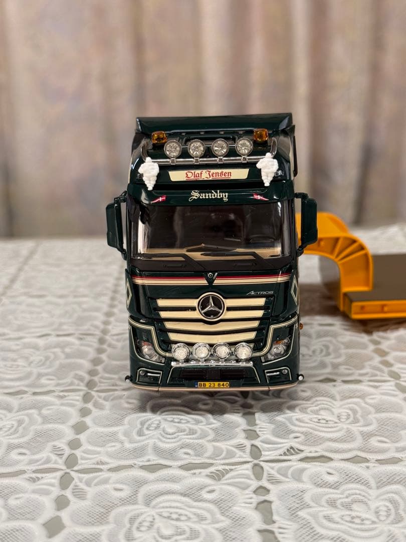 ベンツアクトロス　ケンクラフトトレーラー　セット　1/50