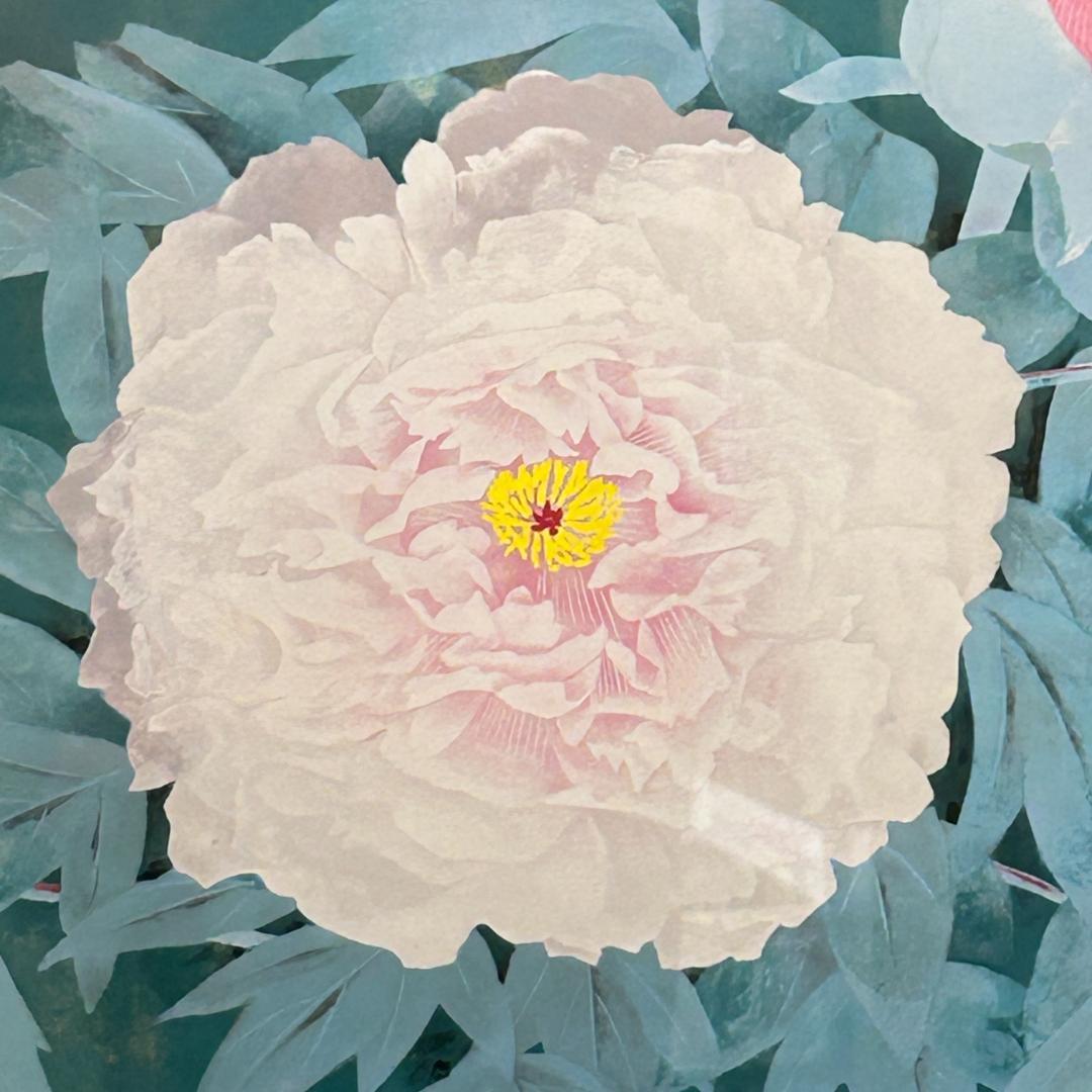 ♥松尾敏男画伯 リトグラフ 版画作品「春耀富貴」 限定180部 豪華額装