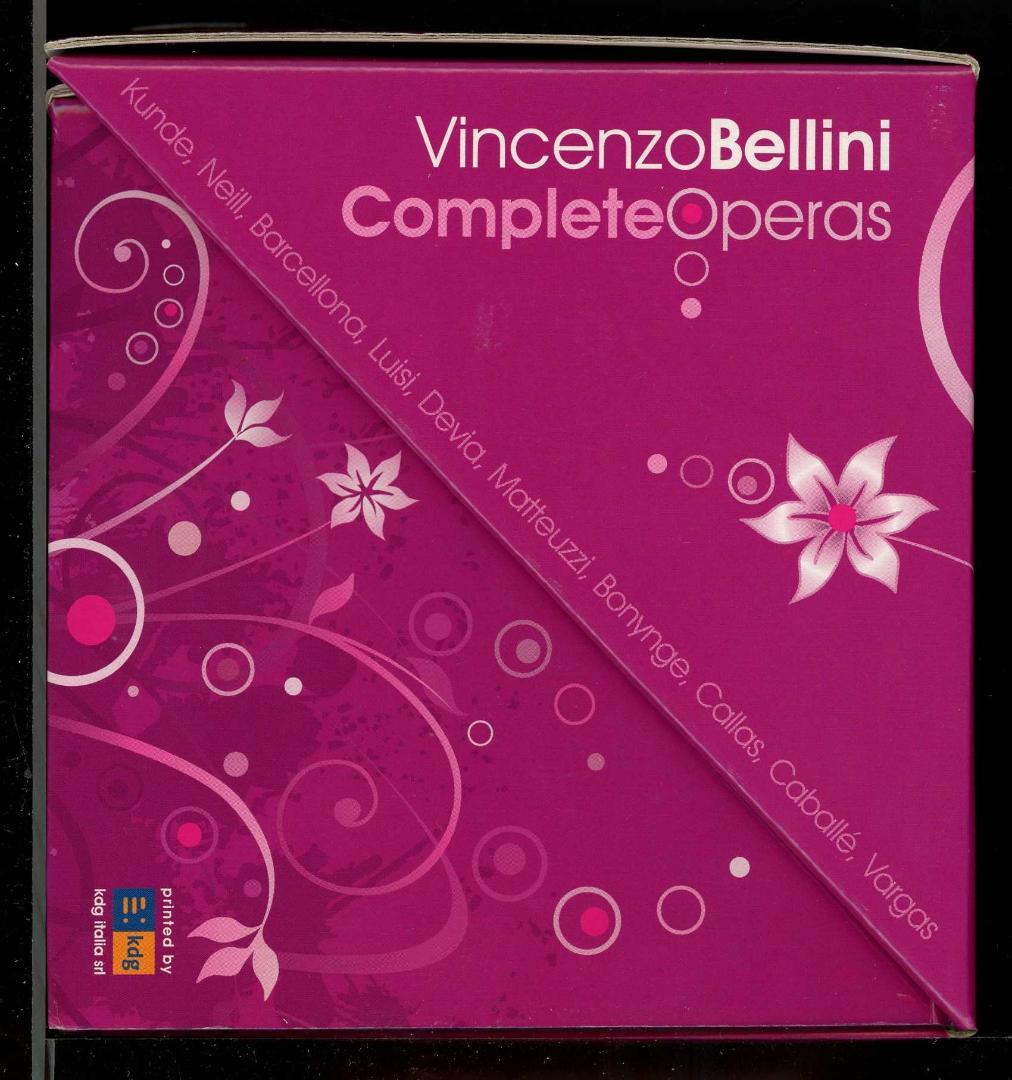 ベルリーニ 歌劇全集 CD24枚組＋CD-ROM