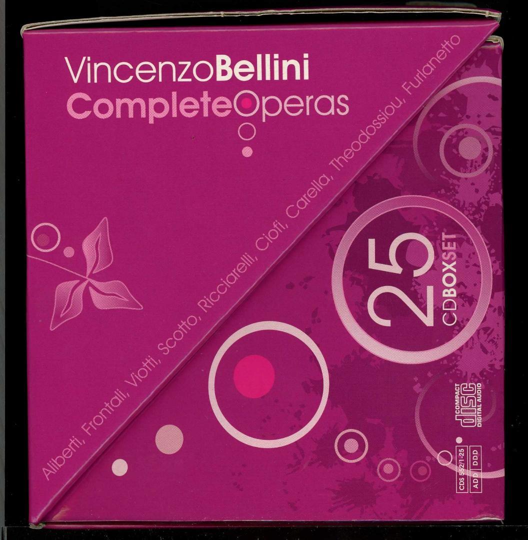 ベルリーニ 歌劇全集 CD24枚組＋CD-ROM