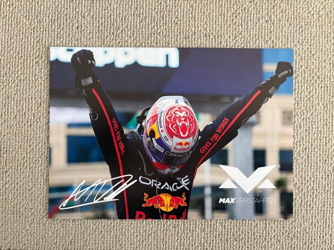 【新品・オマケ付】マックス フェルスタッペン1/2ヘルメット 2024 USA