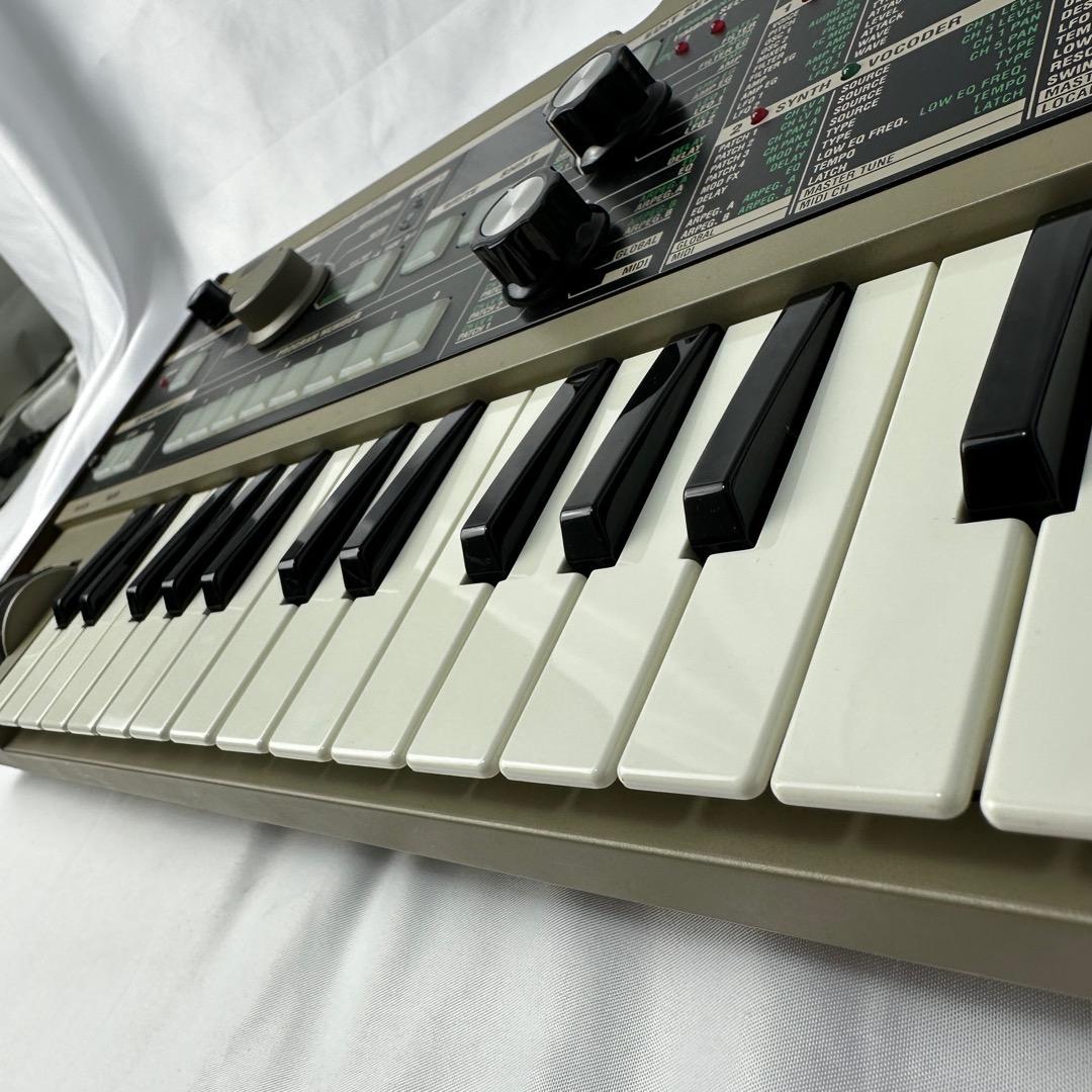 【美品】micro KORG シンセサイザー 37鍵 純正アダプター マイク付属