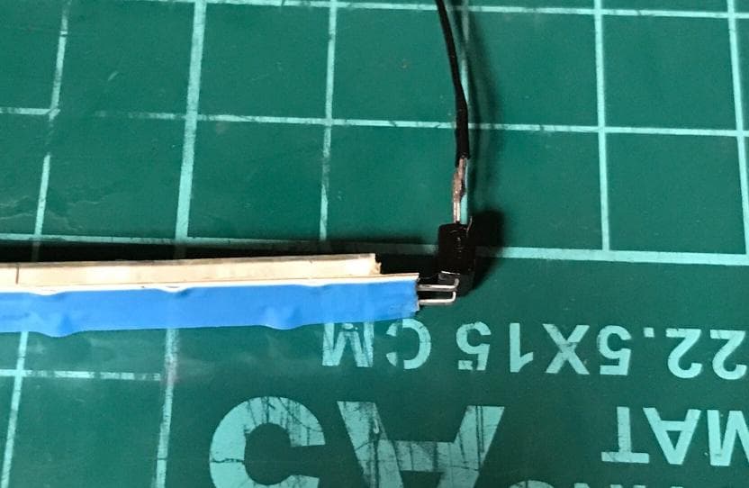 村中伸子高密度12.5cm「白色」銅板4cm＋リード線付き室内灯12V用50本