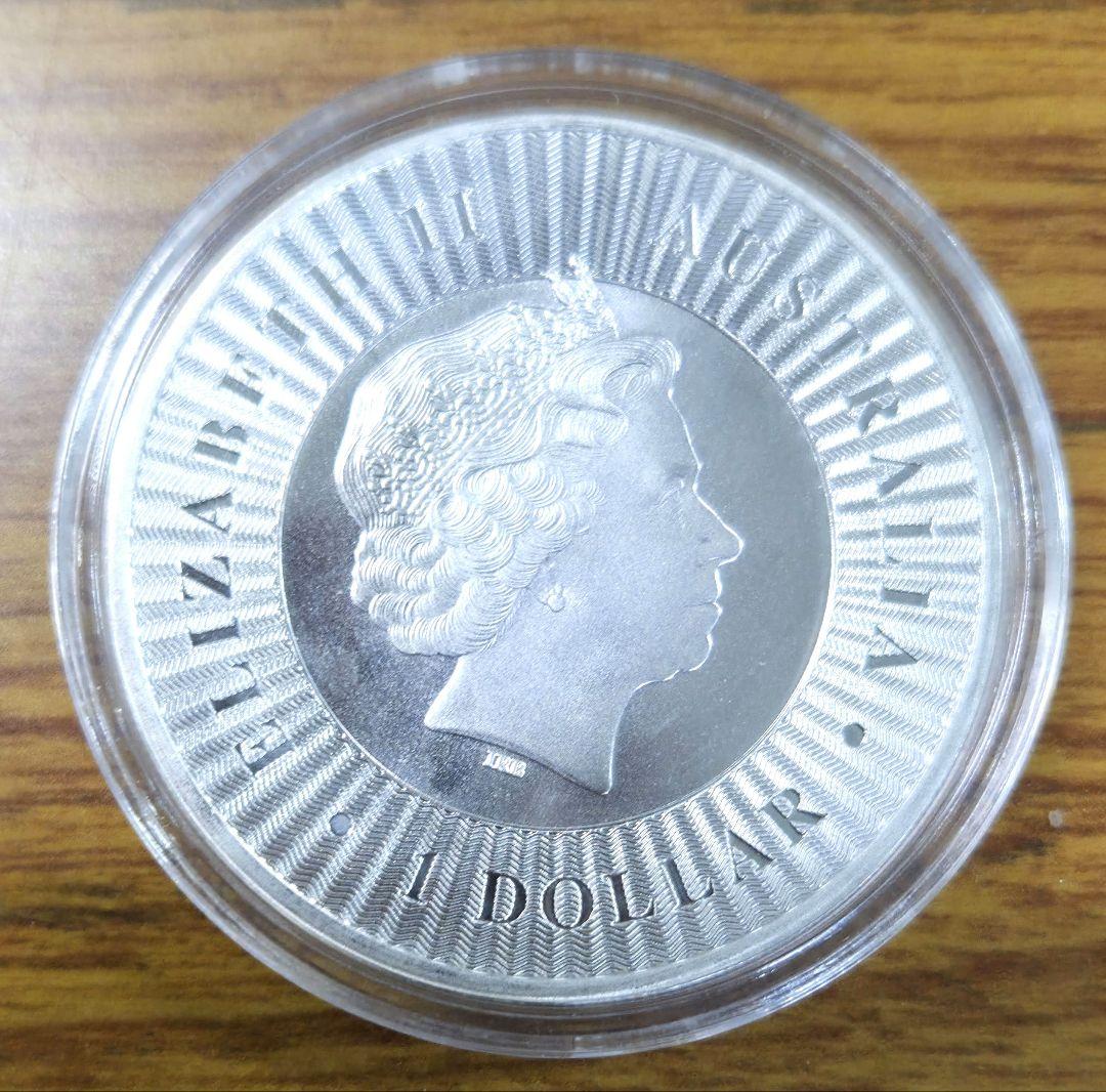 【最終値下げ】2017カンガルー銀貨 1オンス クリアケース付き 新品未使用