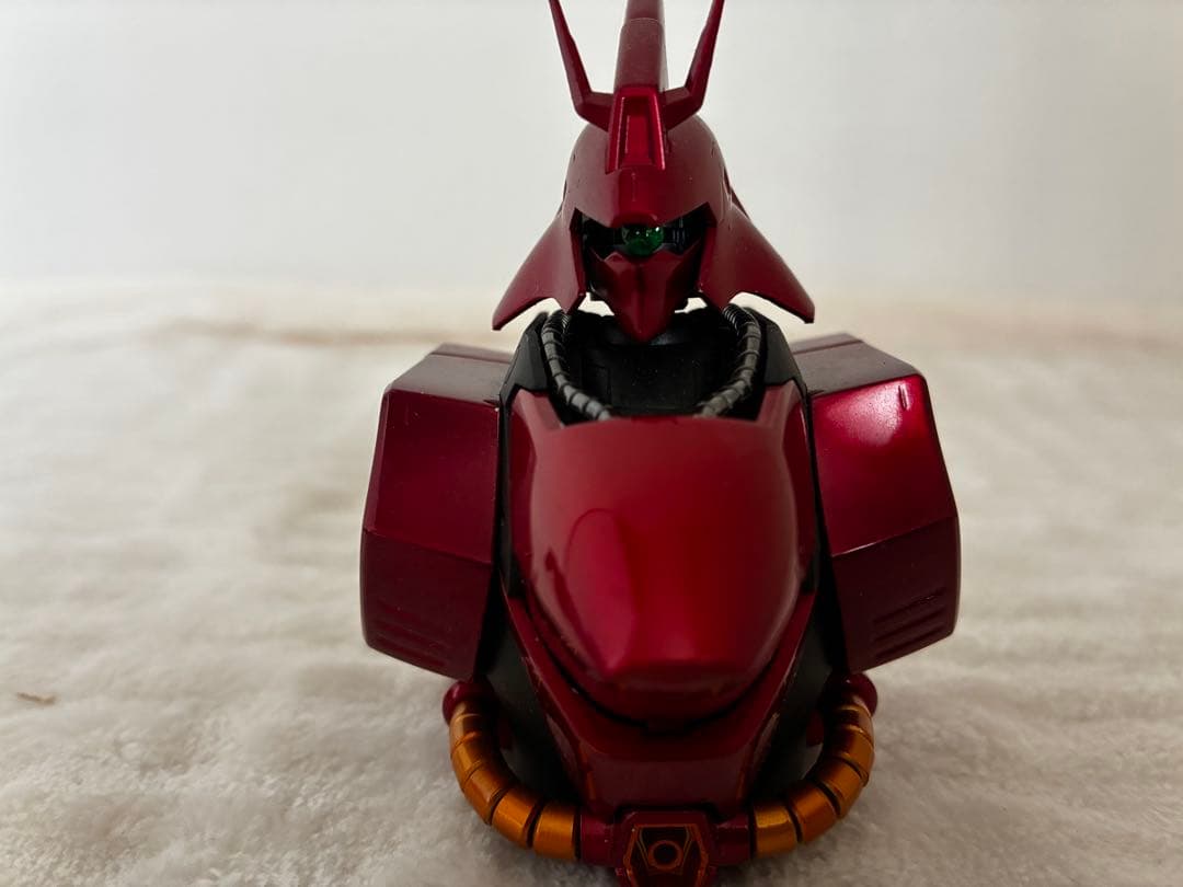 MG 1/100 サザビー 全塗装 完成品 メタリックレッド 塗装済 ガンプラ