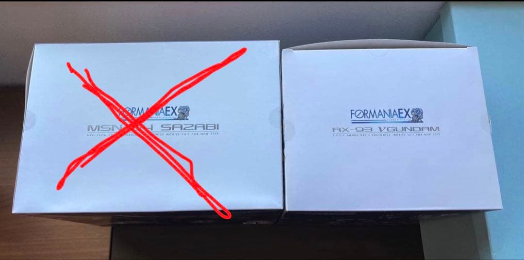 νガンダム、サザビーセット　 フォルマニアEX FRORMANIA EX