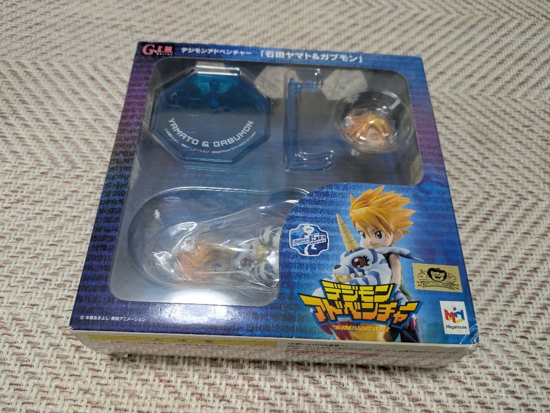 アグモン＆八神太一 ガブモン＆石田ヤマトG.E.M. メガハウス　フィギュア