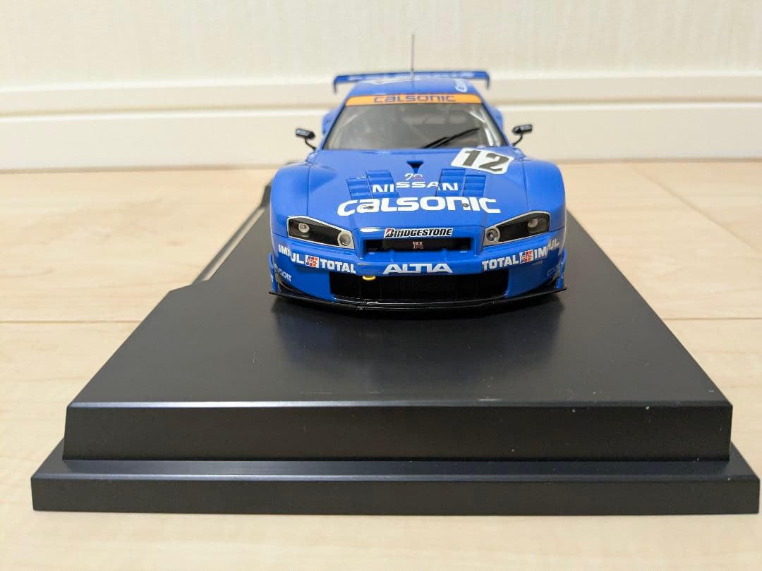 タミヤ　マスターワークコレクション　カルソニック　スカイラインGT-R R34