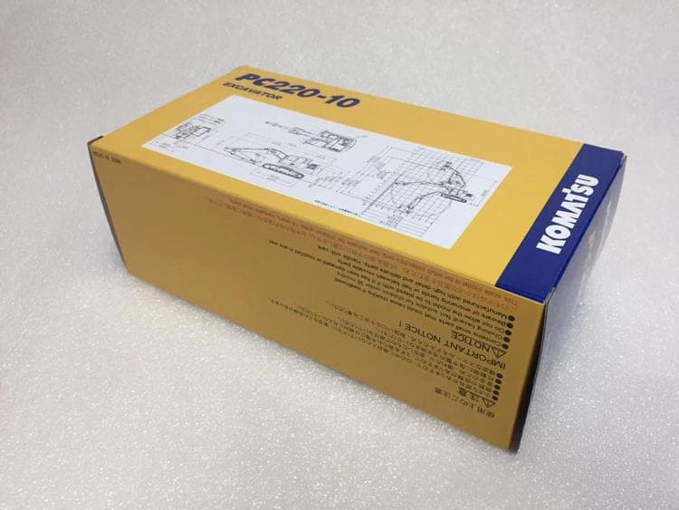 ミニカー 1/50 PC220-10 掘削機 バケット アタッチメント２個付き