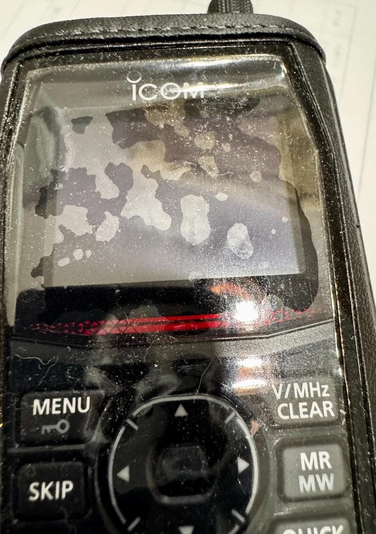 ICOM IC-R15 受信機 アンテナ、ケース付き