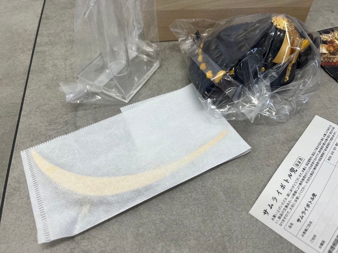 未使用品 サムライボトル兜 ボトルキャップ 「伊達政宗」 戦国時代 英雄 桐箱