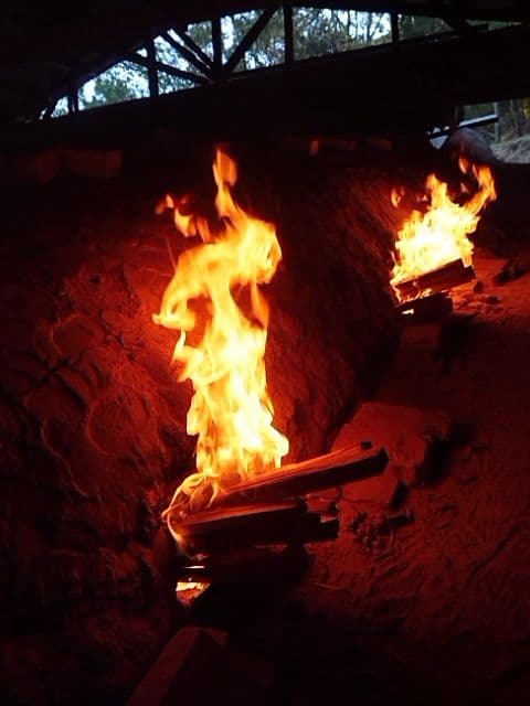 【2419】三連鉢…備前焼