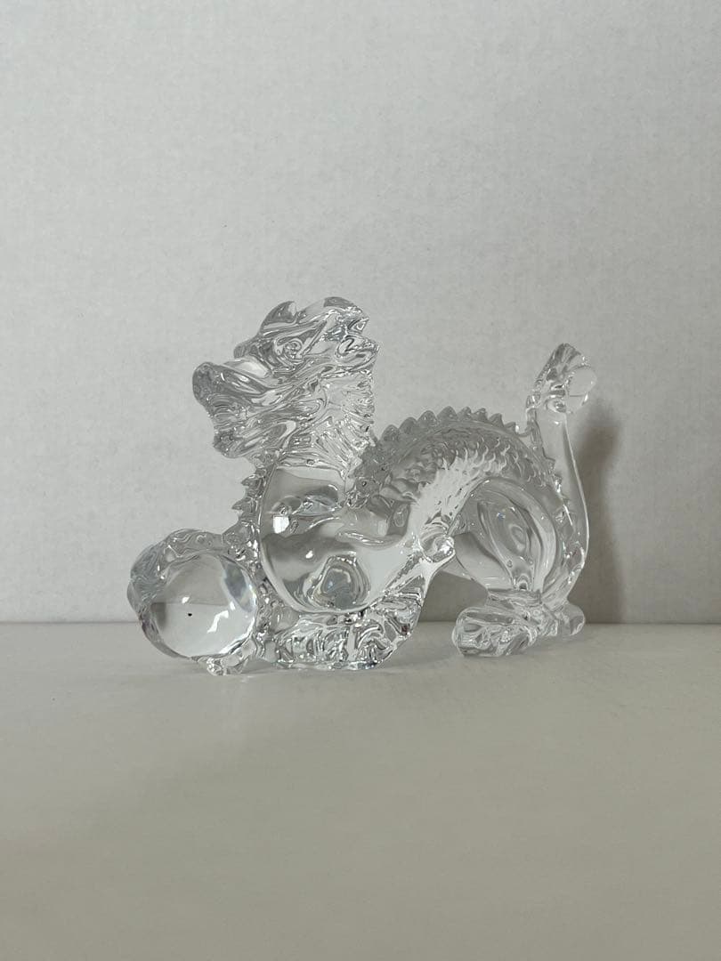 美品【バカラ 干支 ドラゴン】クリスタル置物 本体のみ