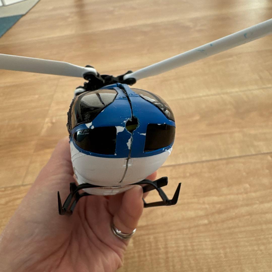 ぼちぼち！HiTEC XK EC145 K124 ラジコンヘリ　少々難アリ