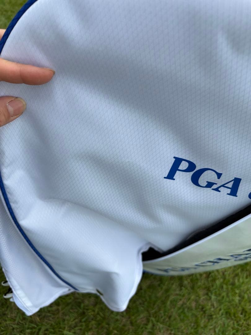 PGA CHAMPIONSHIP キャディバッグ ホワイト・ブルー