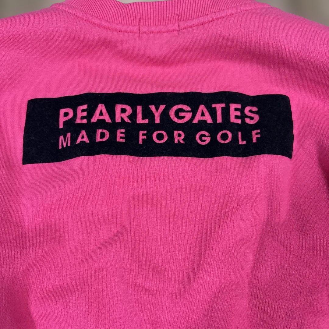 【美品】PEARLY GATES ピンク トレーナー　サイズ6