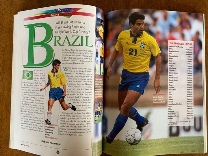 入手不可能！World Cup USA 94 公式プログラム