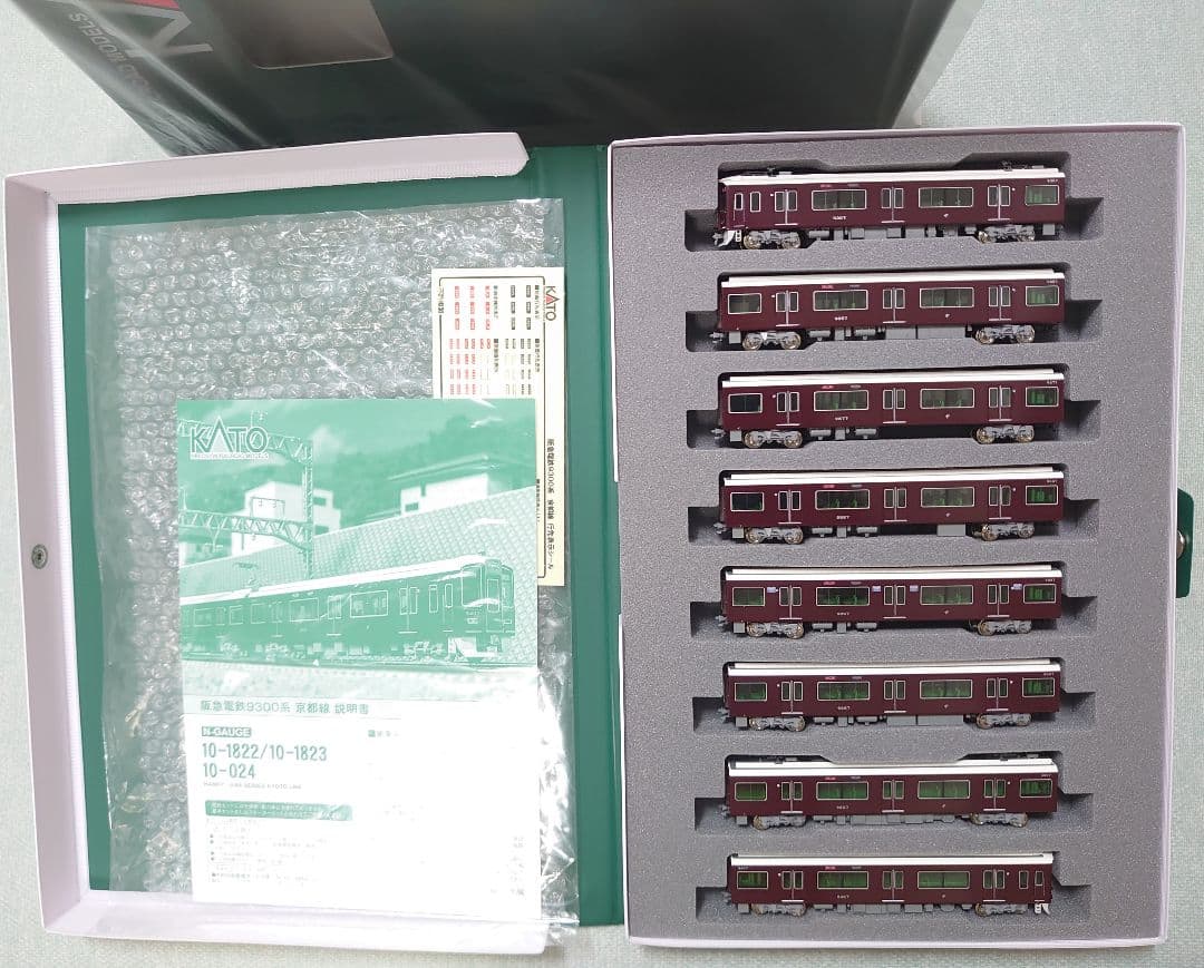 最新8両 阪急 9300系 京都線 10-1822 1823 側面幕仕上品