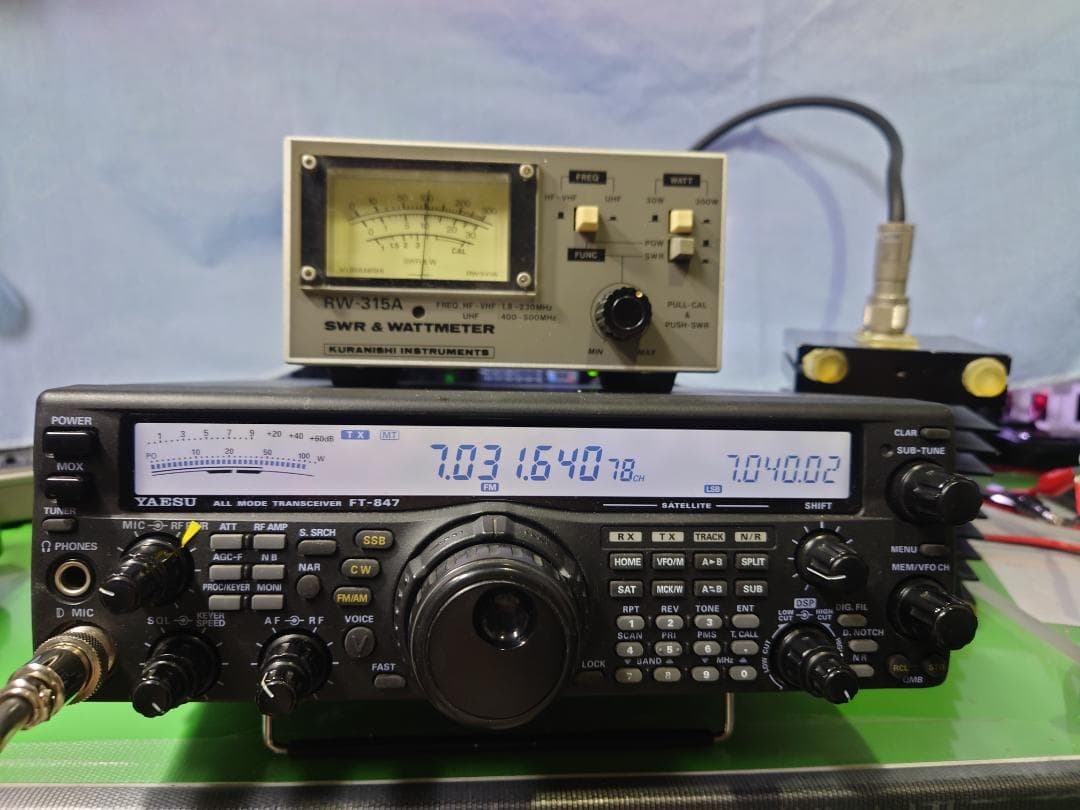 m*y様 YAESU FT-847 コリンズメカフィル付き 美品