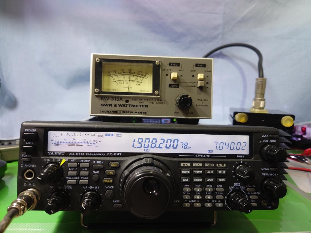 m*y様 YAESU FT-847 コリンズメカフィル付き 美品
