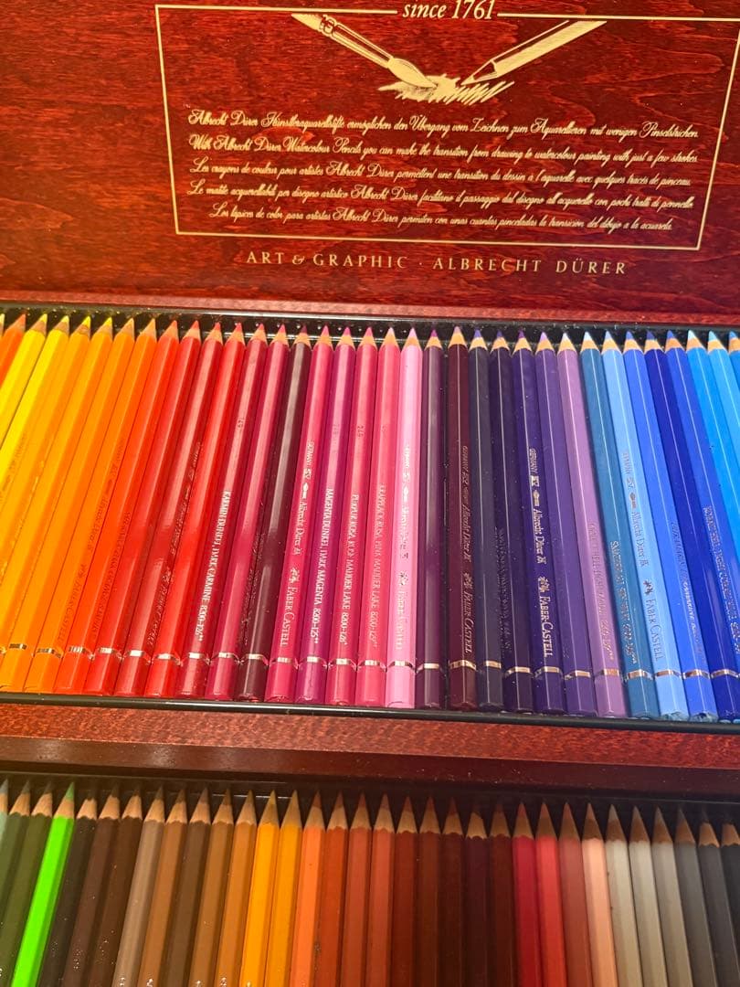 ファーバーカステル 色鉛筆100 木箱入り