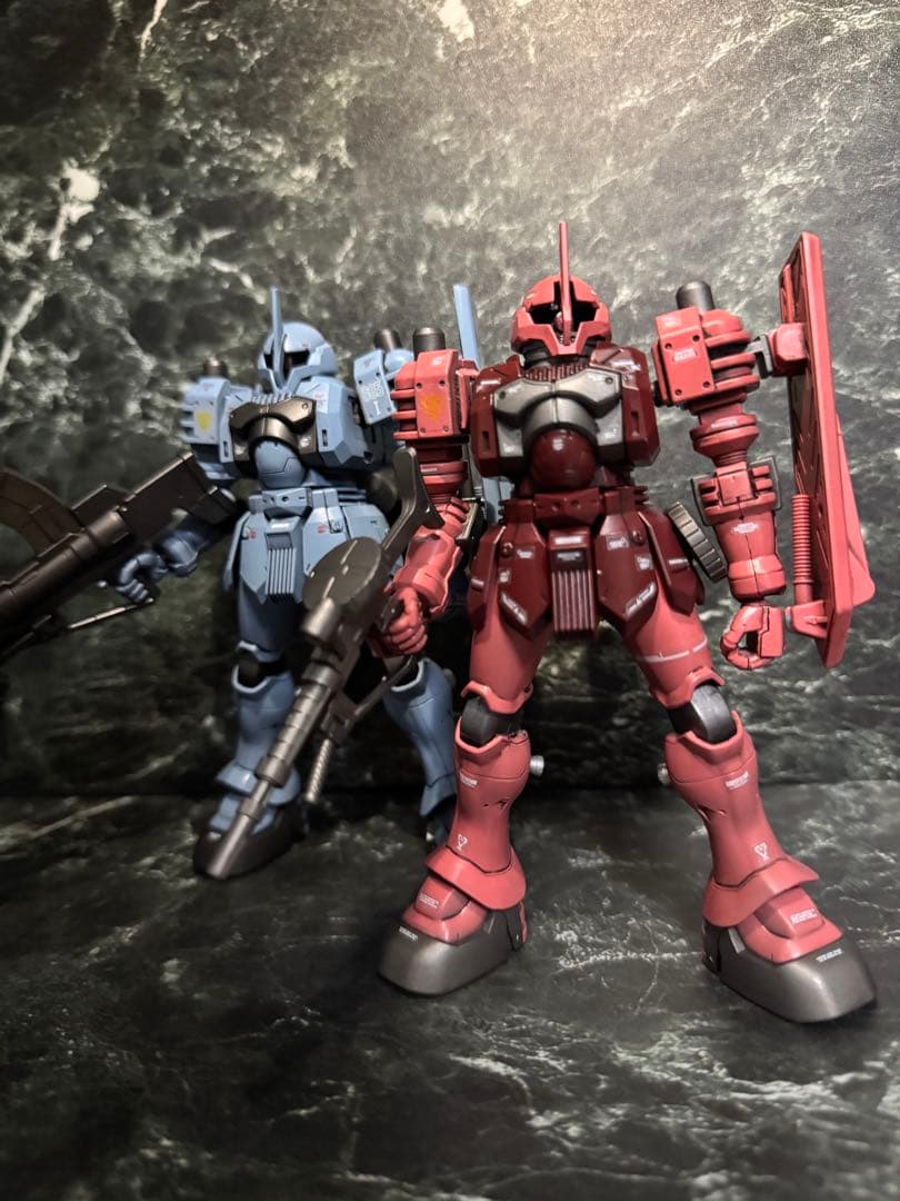 HG ヅダ　シャア専用カラー　塗装完成品　ガンプラ　プラモデル