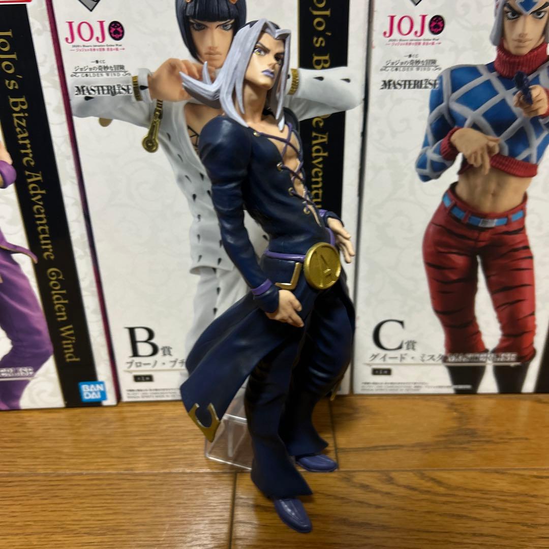 ジョジョの奇妙な冒険　一番くじ　GOLDEN WINDフィギュア　全種
