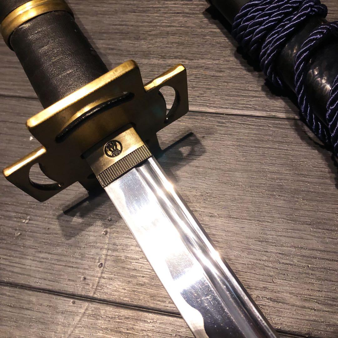 模造刀　刀　雪走　二代鬼徹　虎徹　金鍔黒漆拵え　ワンピース