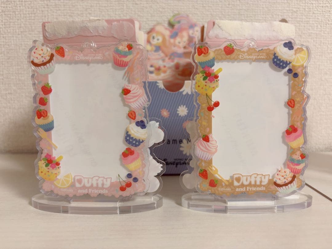 ダッフィー アクスタ フォトスタンド 香港ディズニー リーナベル 20周年