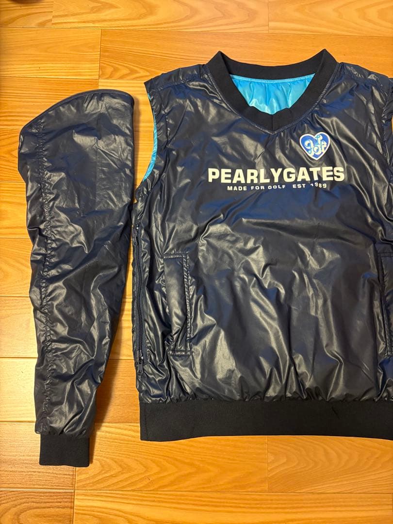 PEARLY GATES ネイビー ブルゾン　ジャケット リバーシブル