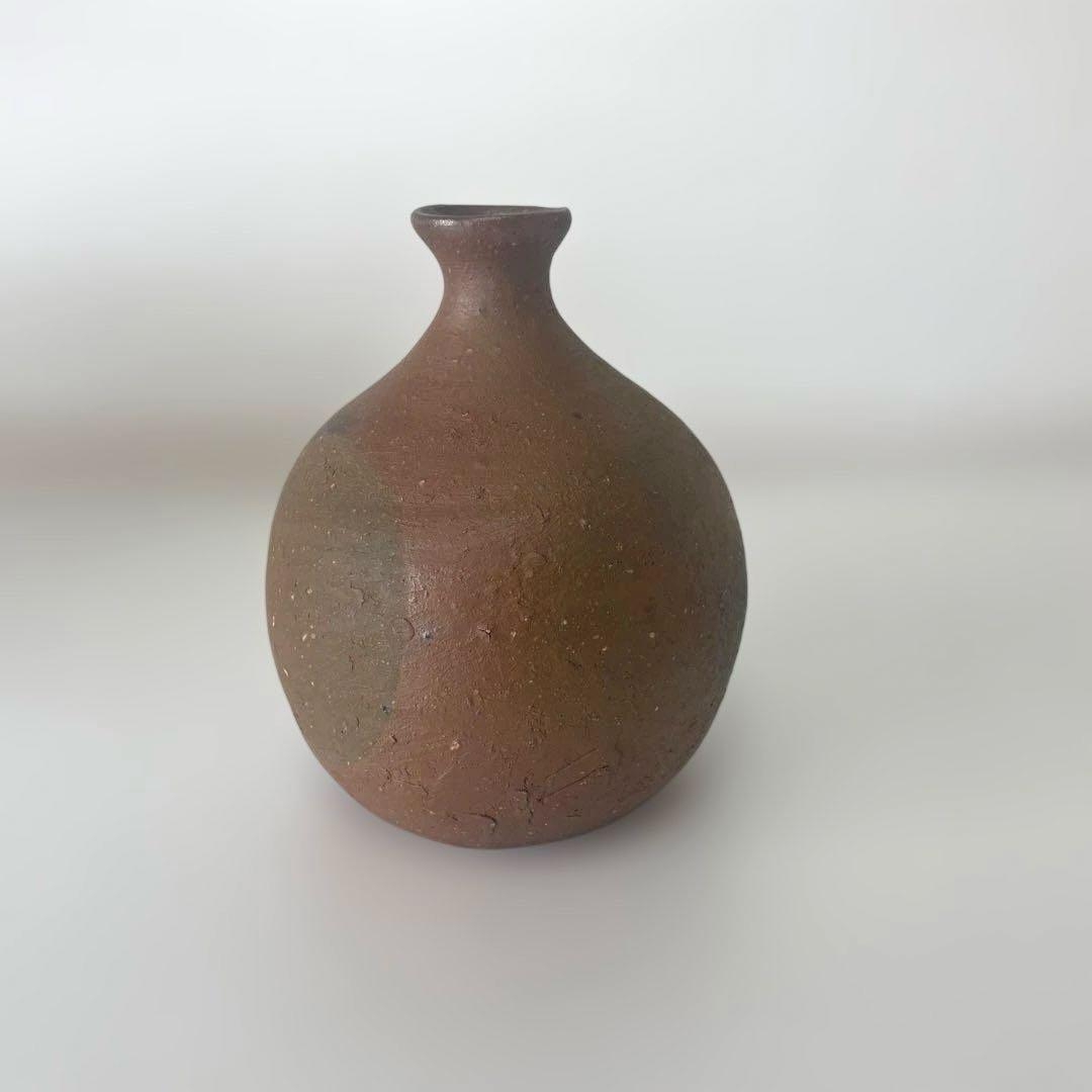 伊部徳利　備前焼　金重有邦作　木箱付き