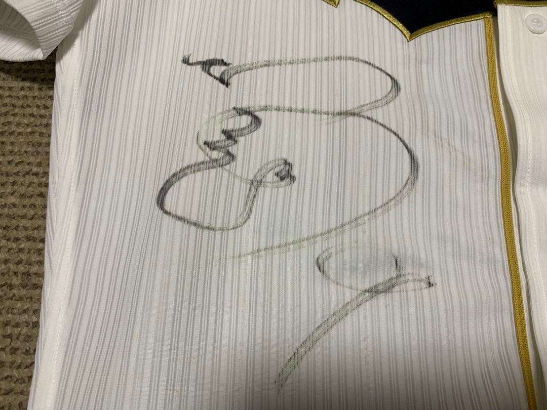 オリックスバファローズ　実使用　ユニフォーム　サイン　坂口智隆