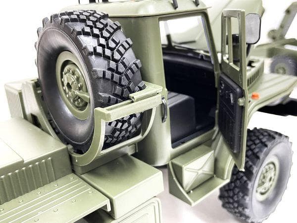 技術基準適合証明済 1/16 6WDミリタリー トレーラー WPL B36-3