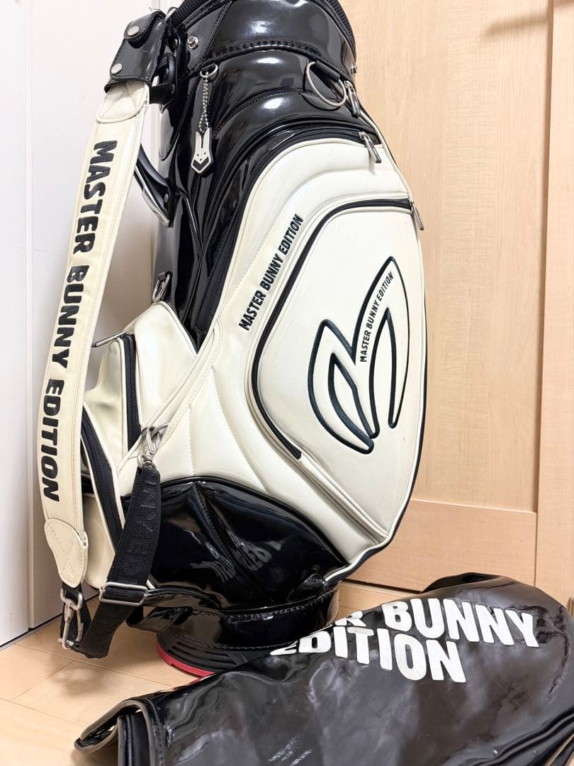 完売★マスターバニー★キャディバッグ★ゴルフ★パーリーゲイツ★ゴルフバッグ★白
