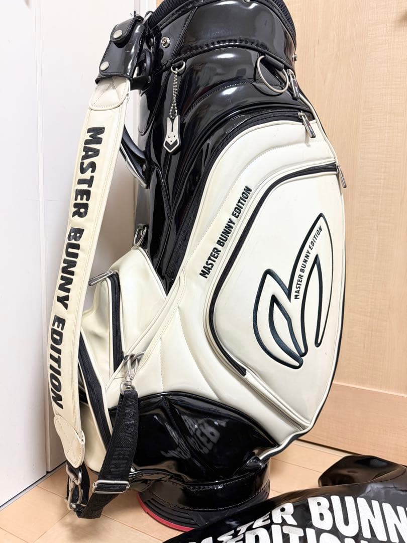 完売★マスターバニー★キャディバッグ★ゴルフ★パーリーゲイツ★ゴルフバッグ★白